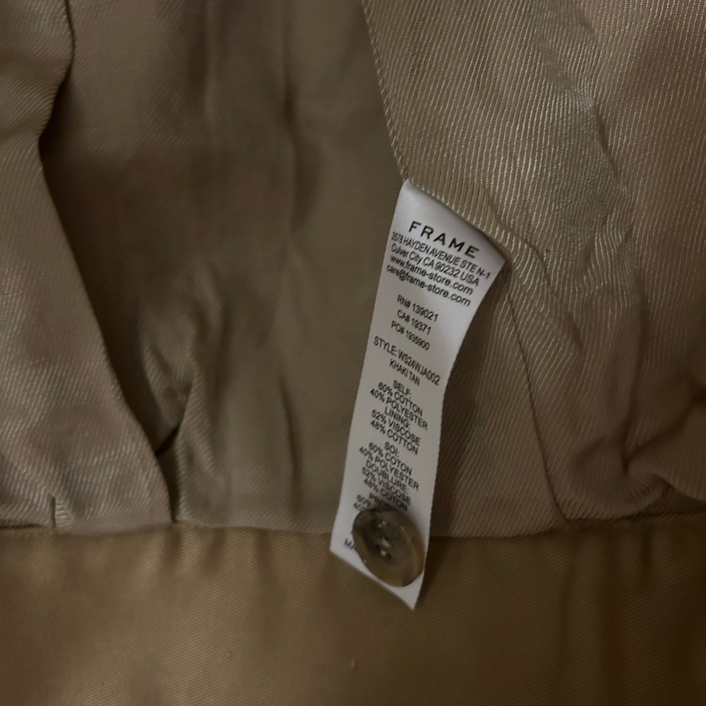 Frame Cropped Utility Jacket - Picture 3 of 4